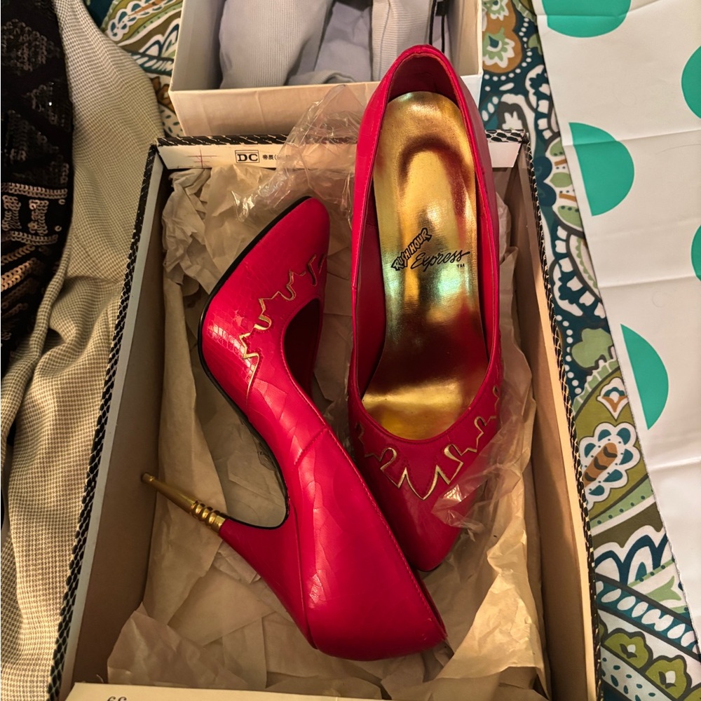 Elegant Red High Heels SOLD!